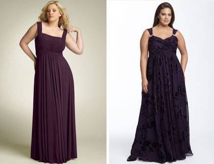 long dresses for chubby