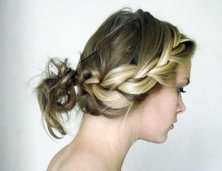 peinados con accesorios