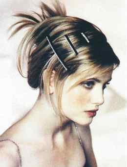 peinados con accesorios