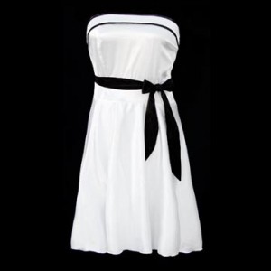 vestidos japoneses vestidos japones corto blanco con negro ... - Ecro!
