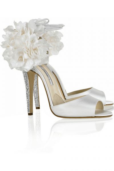 zapatos altos de novias