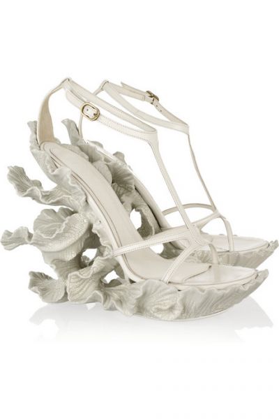 zapatos altos de novias