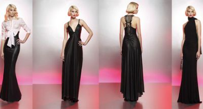 vestidos largos rectos