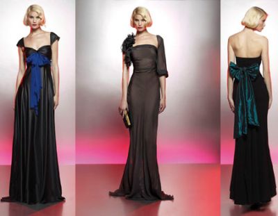 vestidos largos rectos