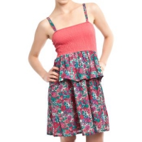 vestidos cortos con flores