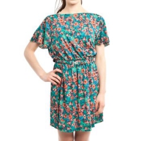 vestidos cortos con flores
