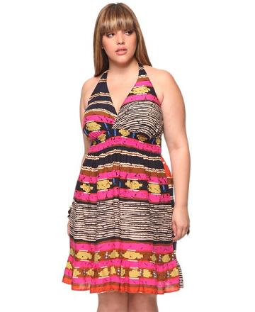 modern dresses plus size