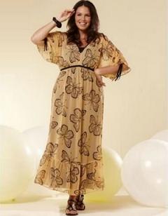 vestidos largos casuales para gorditas