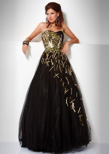 vestidos brillantes para fin de año