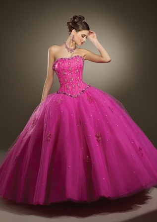 Vestidos fucsia para las quinceañeras | Moda, vestidos de boda ...