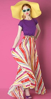vestidos muy coloridos