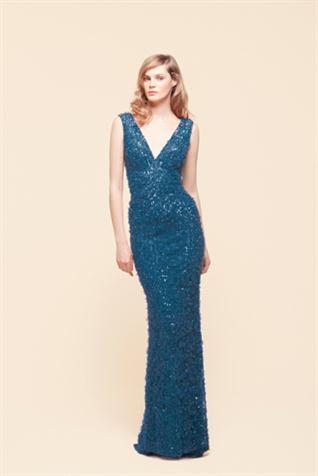 vestidos cortos azules