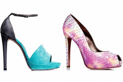 zapatos tornasolados