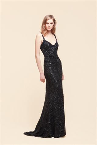trajes negros de noche