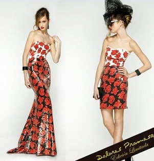 elegantes trajes de noche
