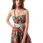 Vestidos de moda con flores