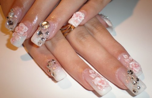 uñas para novias elegantes