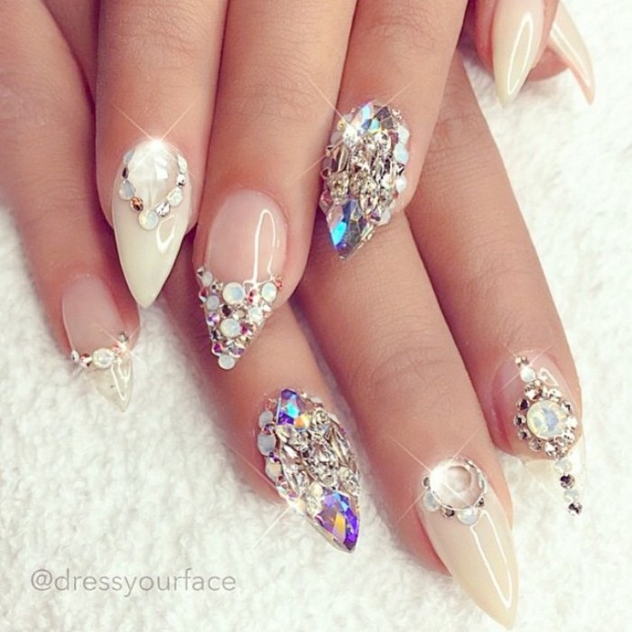 uñas para novias elegantes