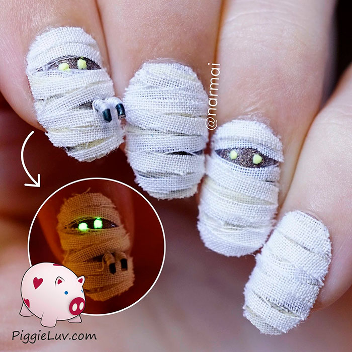 uñas halloween