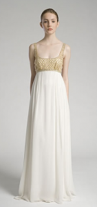 vestidos corte imperio