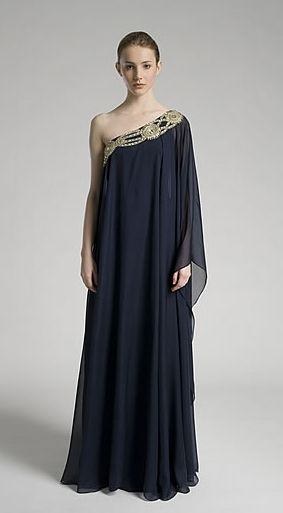 vestidos largos asimetricos