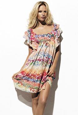 vestidos cortos frescos