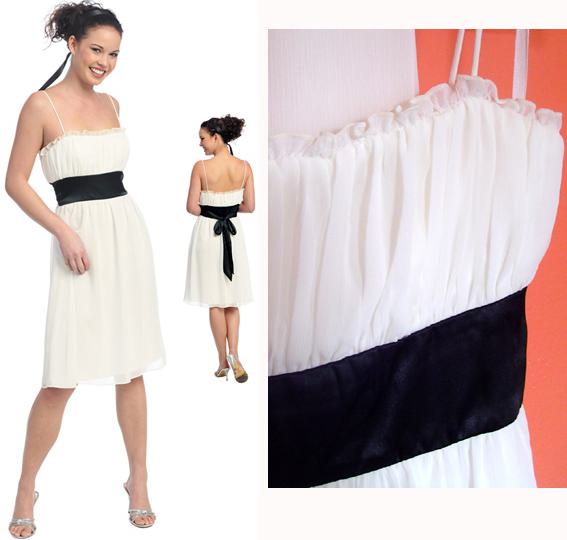 vestidos blancos con lazos