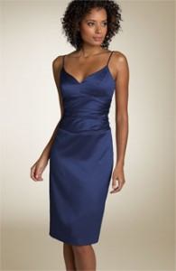 vestidos cortos de satén