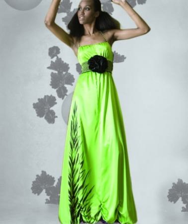 vestidos colores fuertes