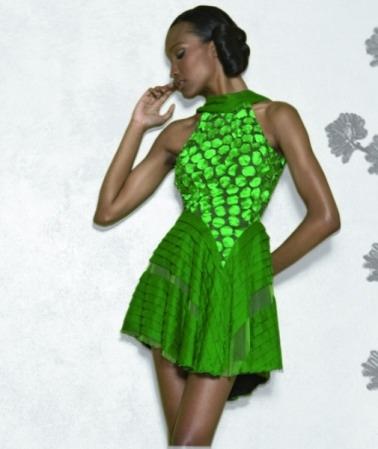 vestidos colores fuertes