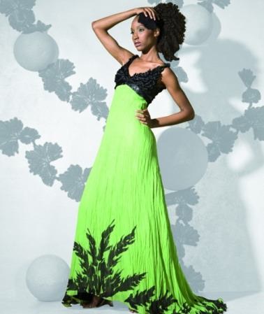 vestidos colores fuertes