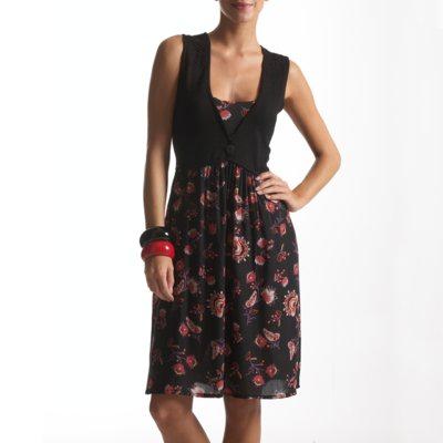 vestidos plisados casuales