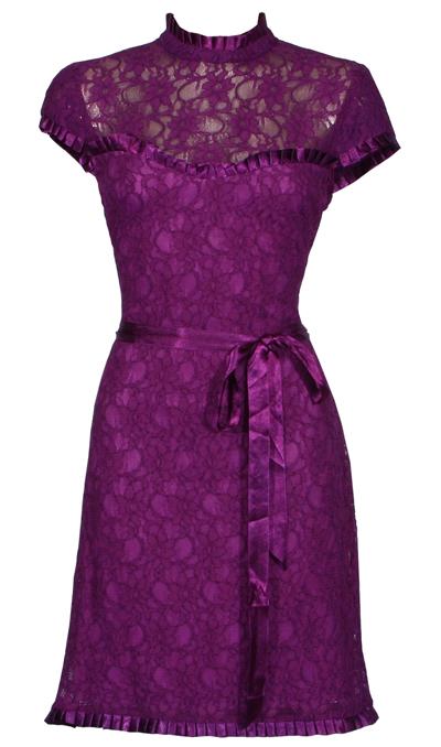 vestidos de color morado