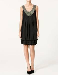 vestidos cortos color negro