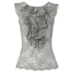 blusas modernas con volantes