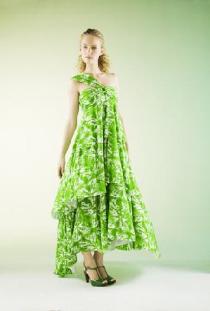 vestidos colores verdes