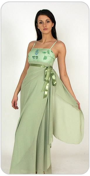 vestidos colores verdes
