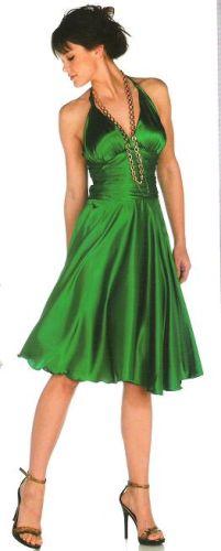 vestidos colores verdes