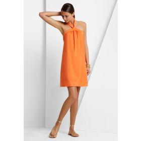 vestidos cortos anaranjados