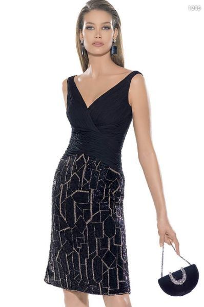 vestidos de moda color negro