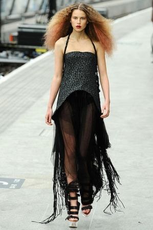 vestidos con flecos para fiestas