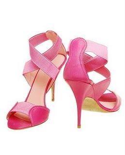 zapatos color rosa