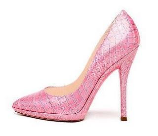 zapatos color rosa
