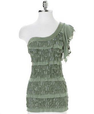 blusas con volantes
