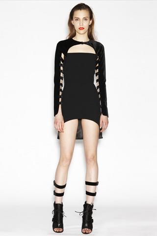 vestidos cortos color negro