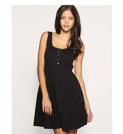 vestidos casuales color negro