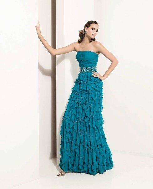 vestidos con volantes