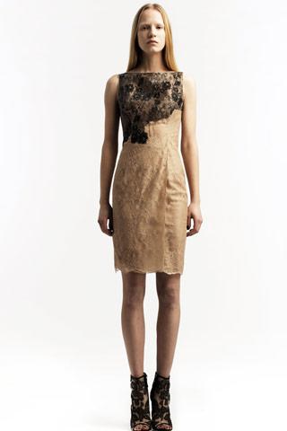 vestidos con detalles dorados