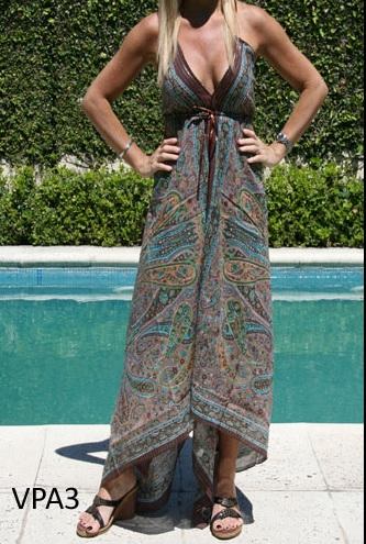 vestidos tipo pañuelo