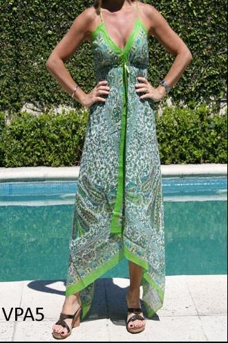 vestidos tipo pañuelo